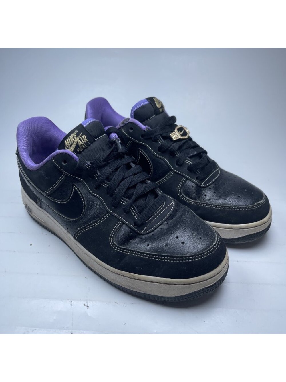 Nike Air Force 1 Low '07 LV8 World Champ: DR9866-001: Men's  8 US Black/Purple